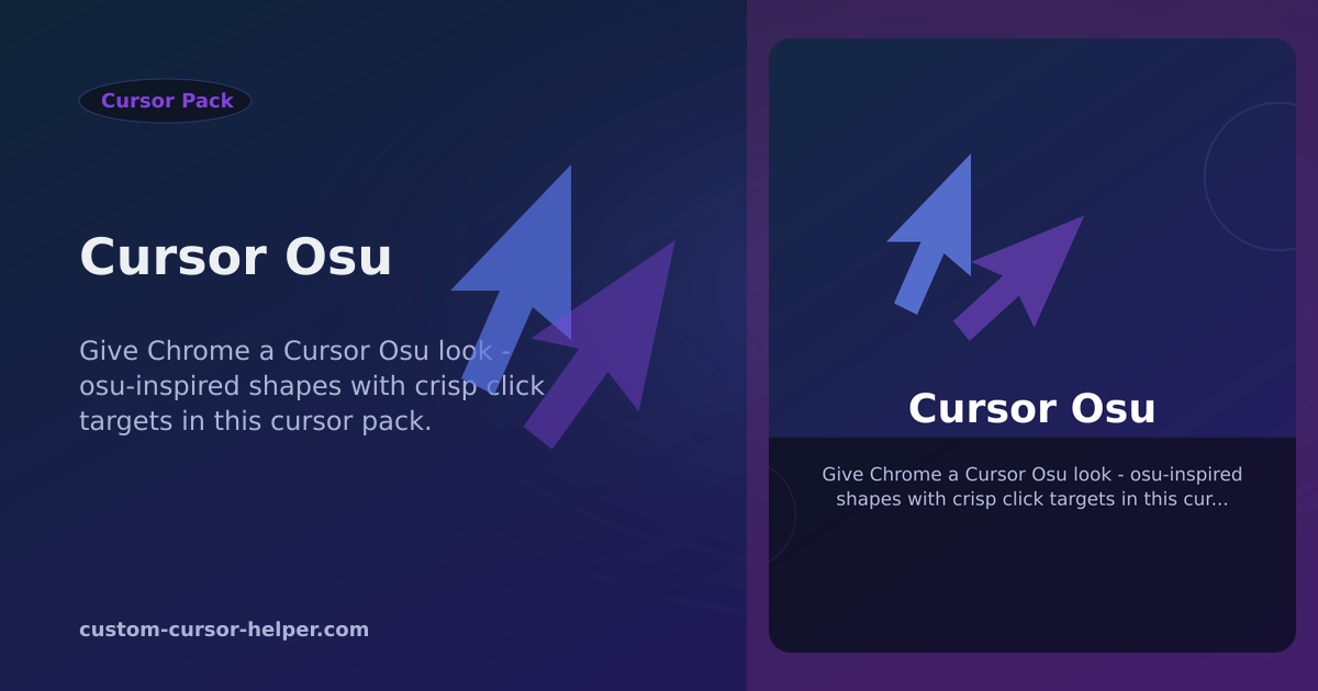 Cursor Osu - Custom Cursor Helper