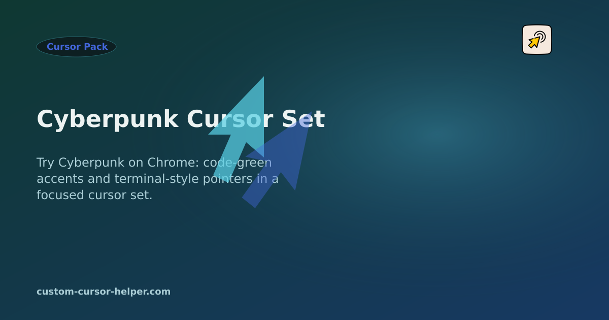 Cyberpunk Cursor Set - Custom Cursor Helper