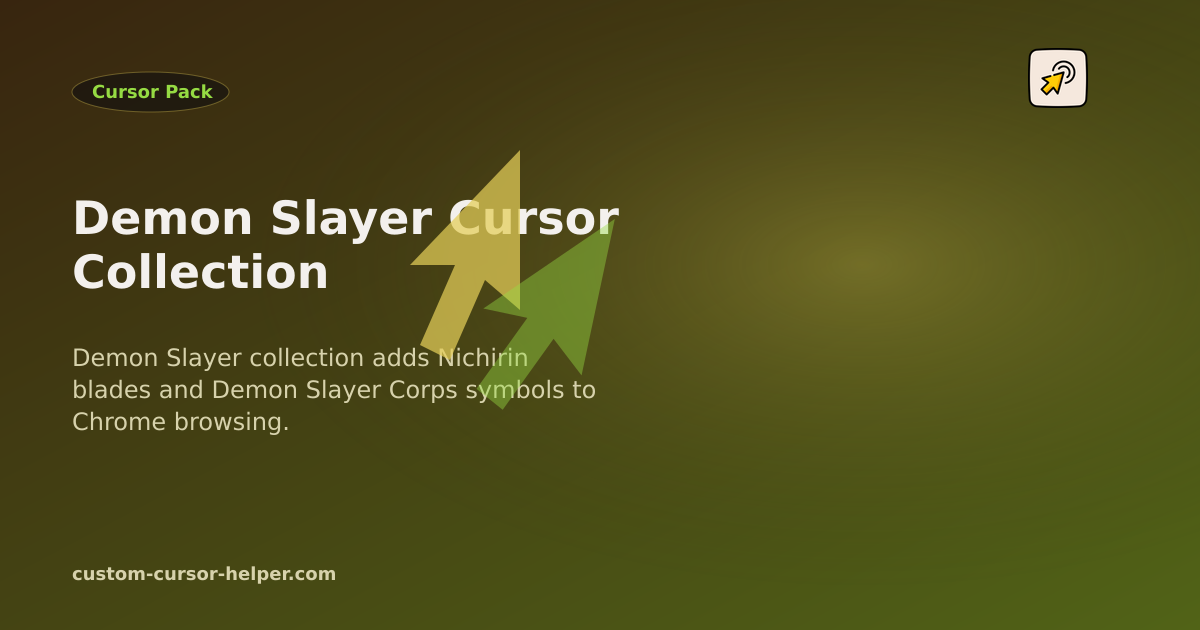 Demon Slayer Cursor Collection - Custom Cursor Helper