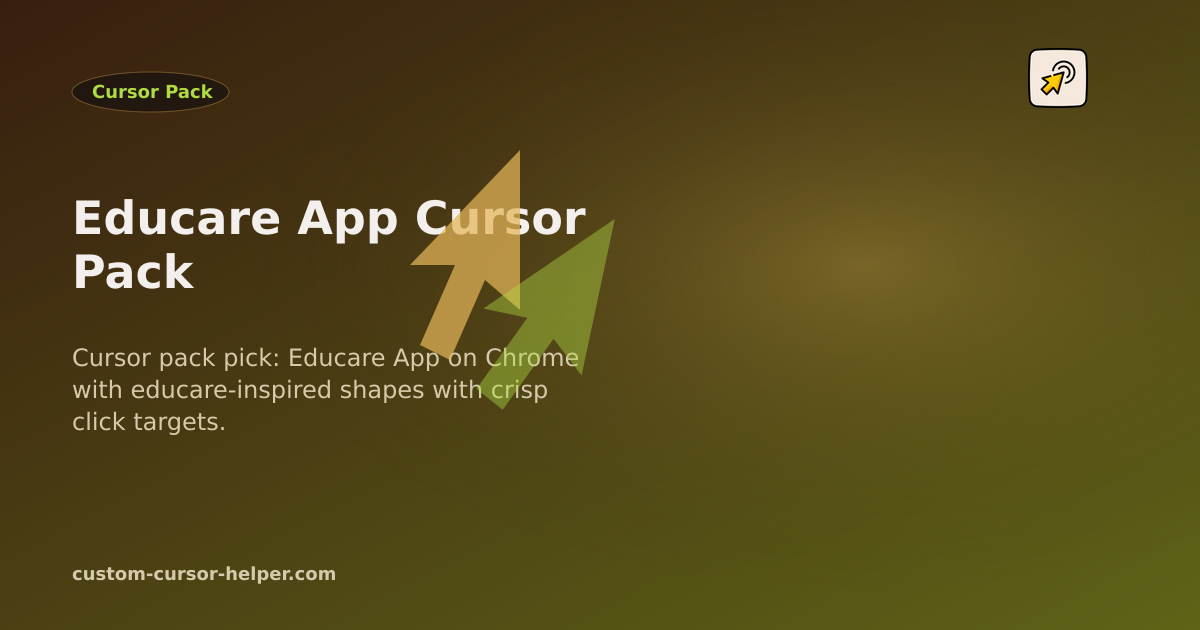 Cursor Basic Apps Educare App Cursor Pack - Custom Cursor Helper