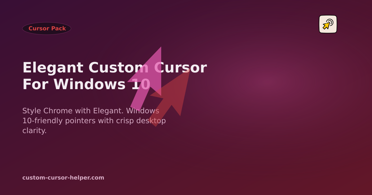 Elegant Custom Cursor for Windows 10 - Custom Cursor Helper