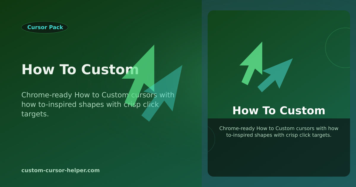 How to Custom - Custom Cursor Helper