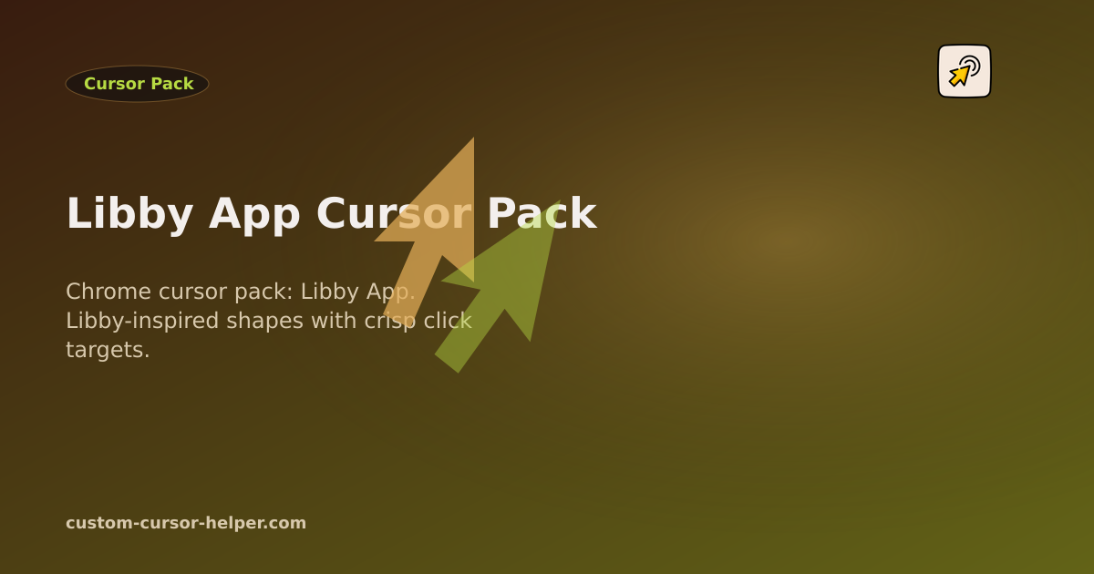 Libby App Cursor Pack - Custom Cursor Helper