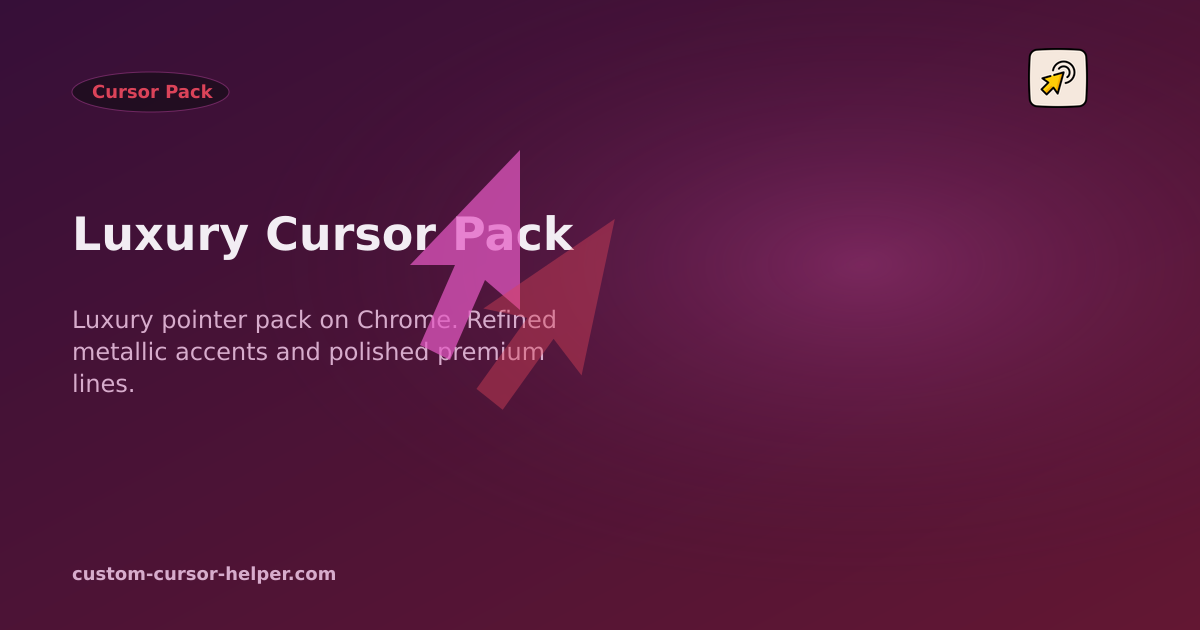Luxury Cursor Pack - Custom Cursor Helper