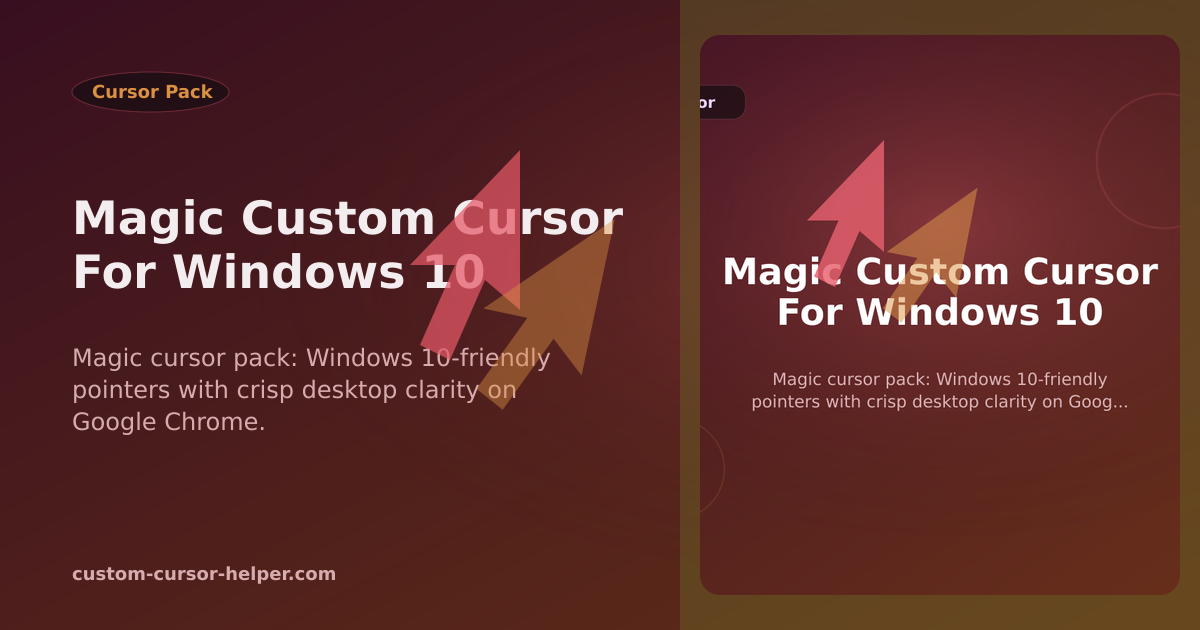 Magic Custom Cursor for Windows 10 - Custom Cursor Helper