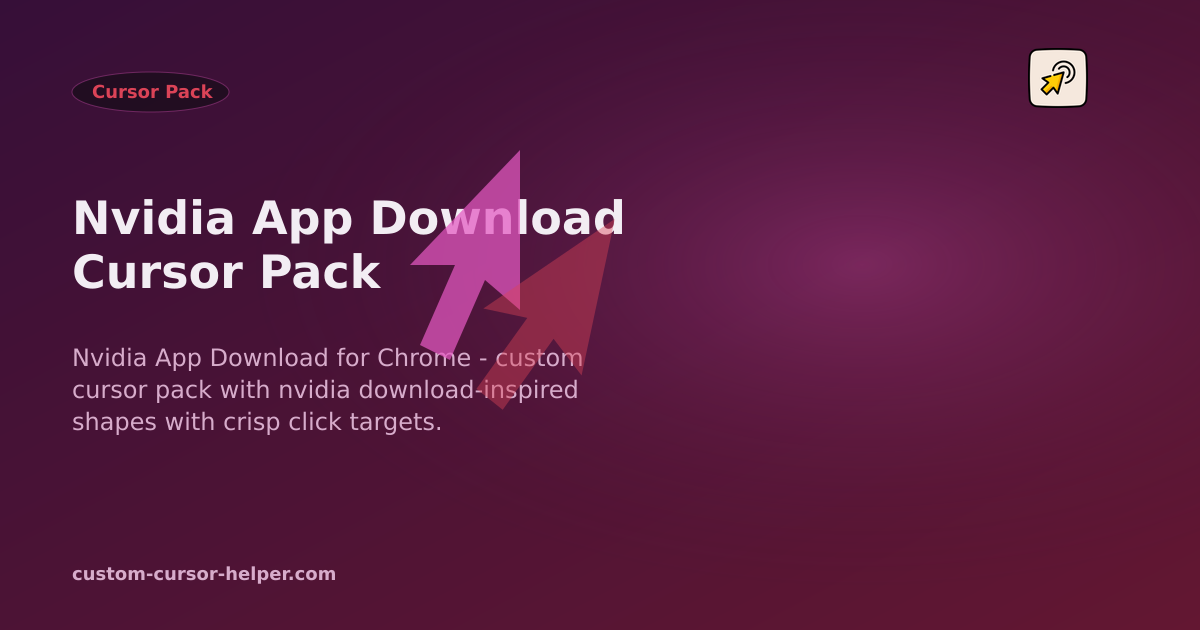 Nvidia App Download Cursor Pack - Custom Cursor Helper