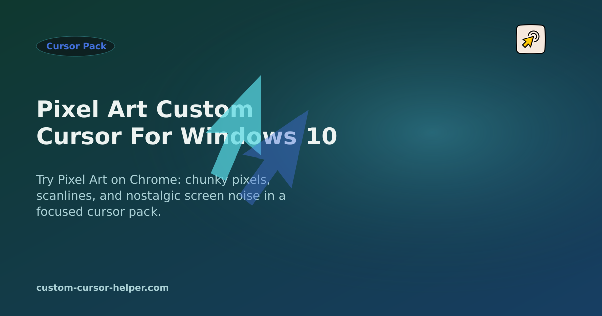 Pixel Art Custom Cursor for Windows 10 - Custom Cursor Helper