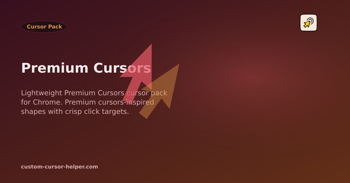 Premium Cursors - Custom Cursor Helper