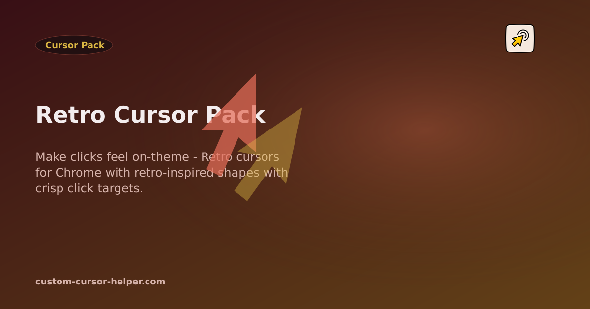 Retro Cursor Pack - Custom Cursor Helper