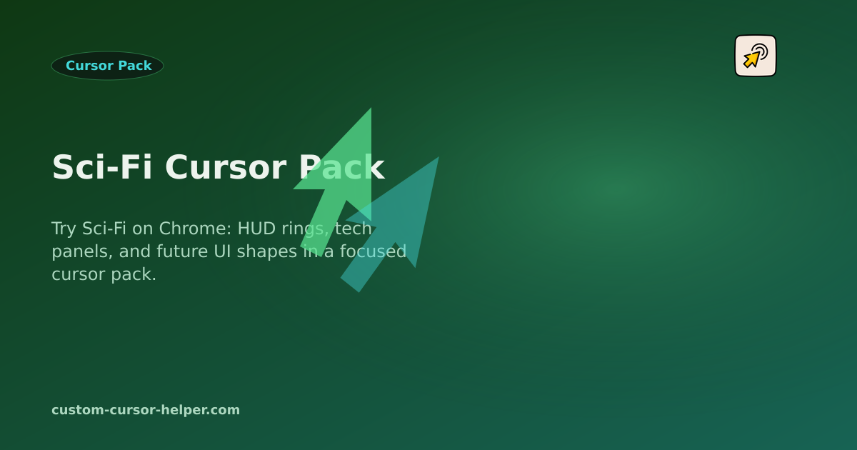 Sci-Fi Cursor Pack - Custom Cursor Helper