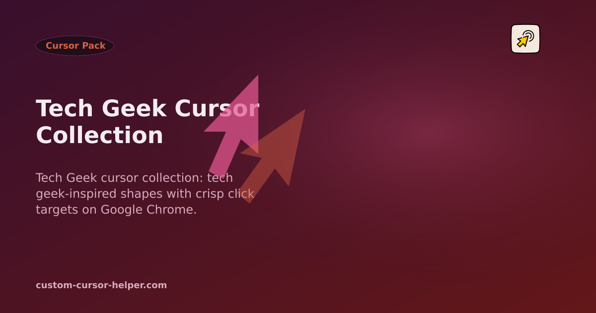 Tech Geek Cursor Collection - Custom Cursor Helper