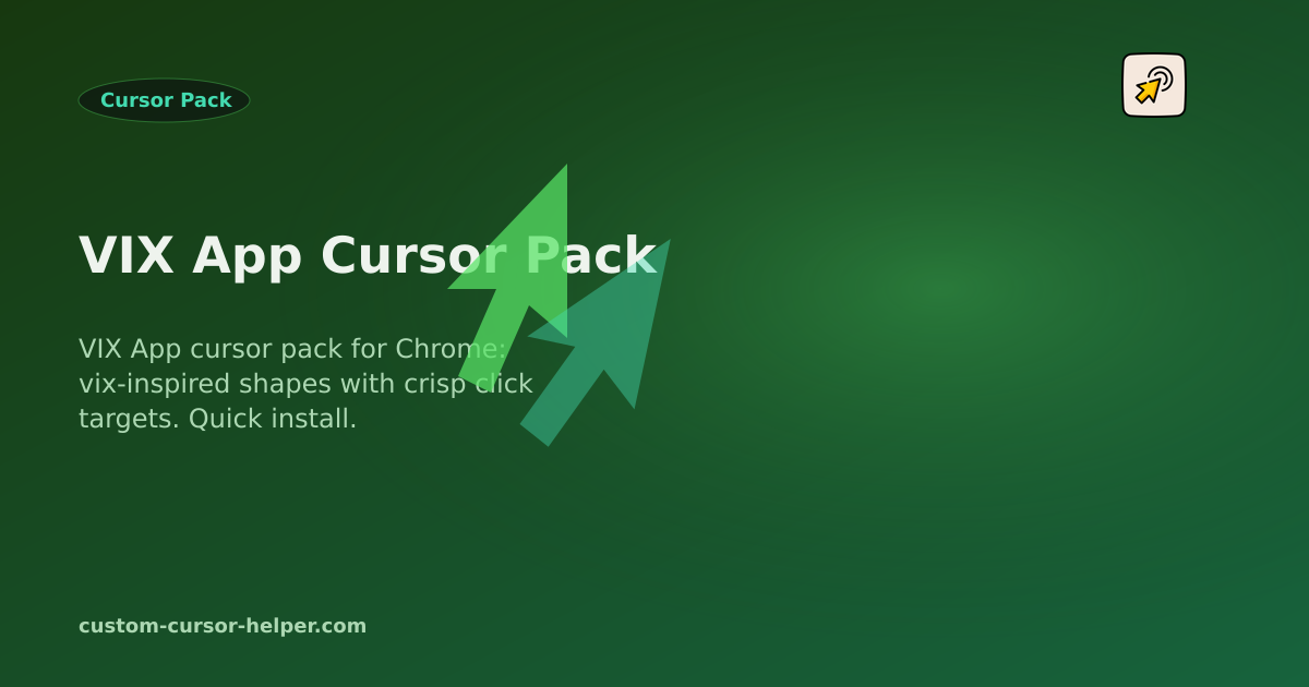 VIX App Cursor Pack - Custom Cursor Helper