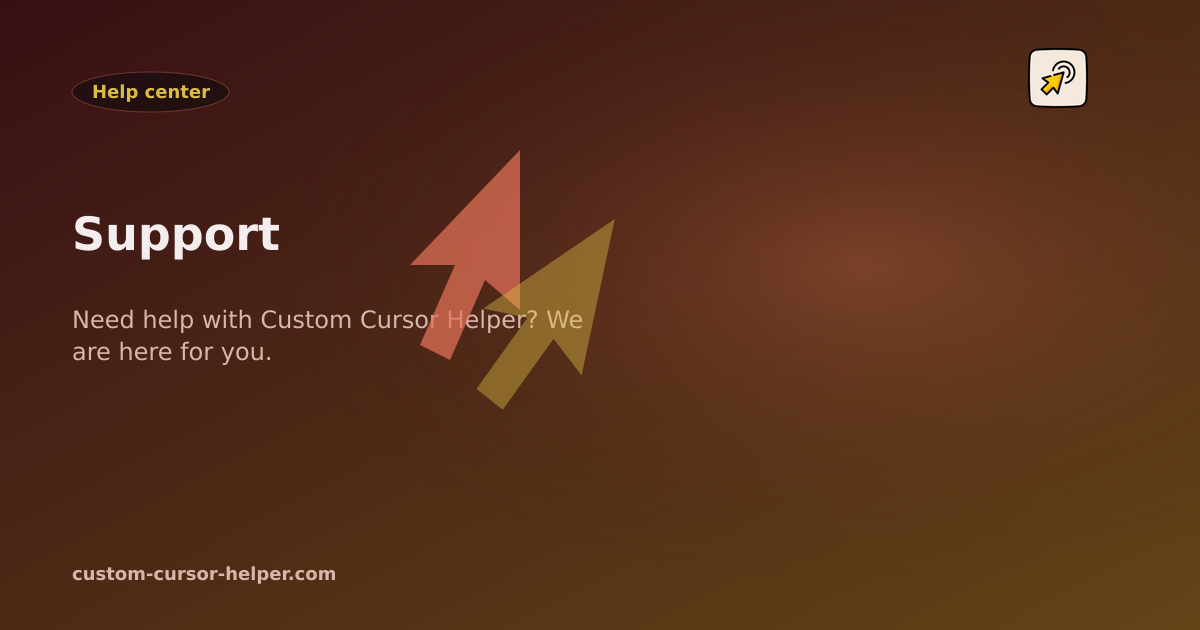 Support - Custom Cursor Helper