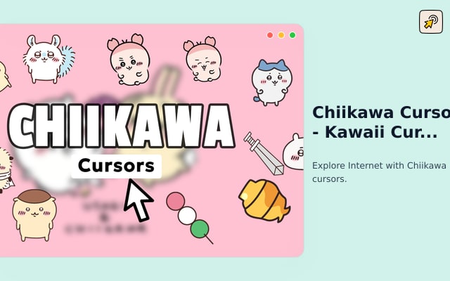 Chiikawa Cursor - Kawaii Cursor for Chrome