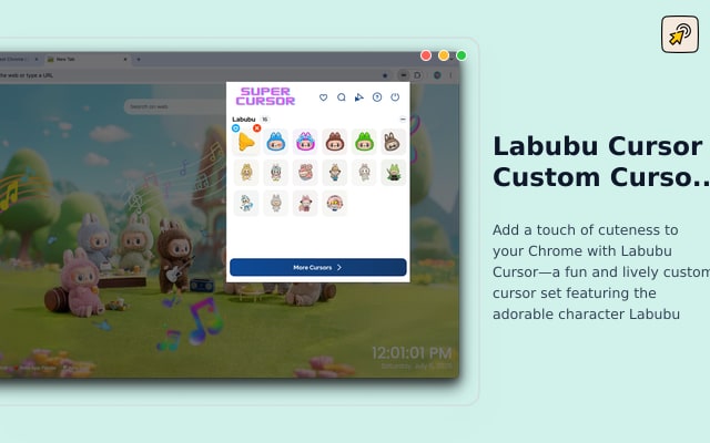 Labubu Cursor - Benutzerdefinierter Cursor für Chrome