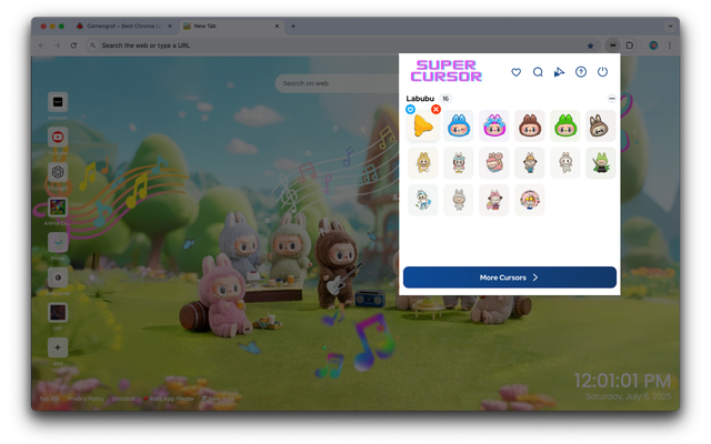 Labubu Cursor - Benutzerdefinierter Cursor für Chrome