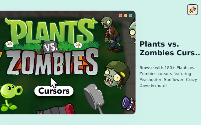 Cursor de Plants vs. Zombies ★ Cursor personalizado para Chrome™