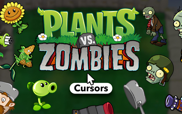 Plants vs. Zombies Cursor ★ Custom Cursor for Chrome™