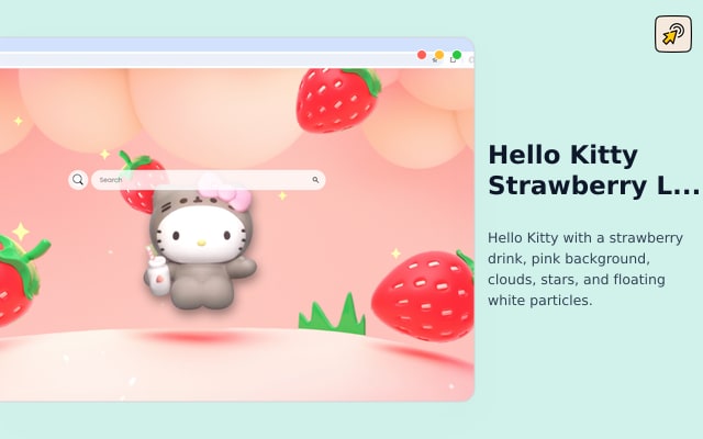 Hello Kitty Strawberry Live Wallpaper 