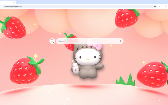 Hello Kitty Strawberry Live Wallpaper 