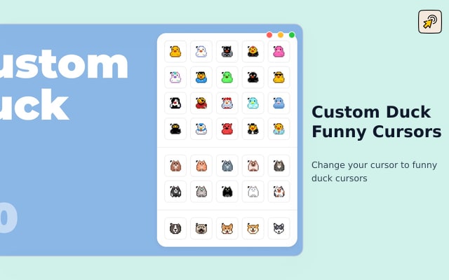 Custom Duck Funny Cursors