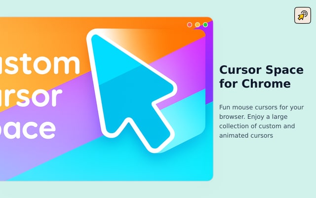 مساحة المؤشر لمتصفح Chrome