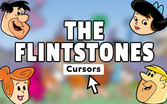 The Flintstones Cursor - Cartoon Cursor for Chrome
