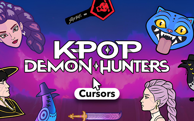KPop Demon Hunters Cursor ★ Custom Cursor pour Chrome™