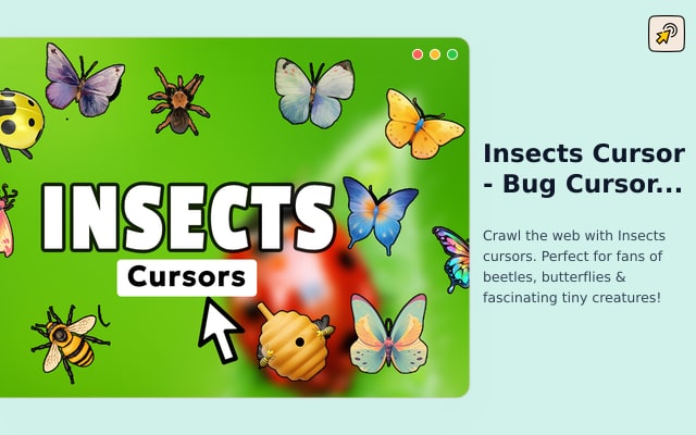 Insects Cursor - Bug Cursor для Chrome