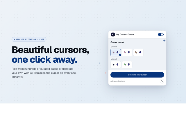 My Custom Cursor - AI Generator