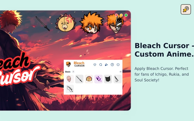 Bleach Cursor - Custom Anime Cursor for Chrome
