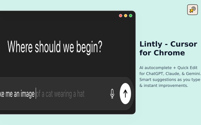 Lintly - Cursor para Chrome