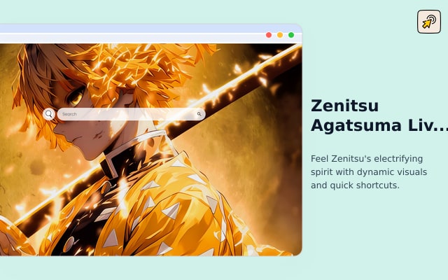 Zenitsu Agatsuma Live Wallpaper