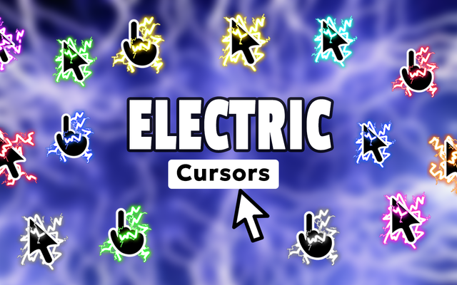 Curseur électrique - Curseur sur le thème de l'énergie pour Chrome