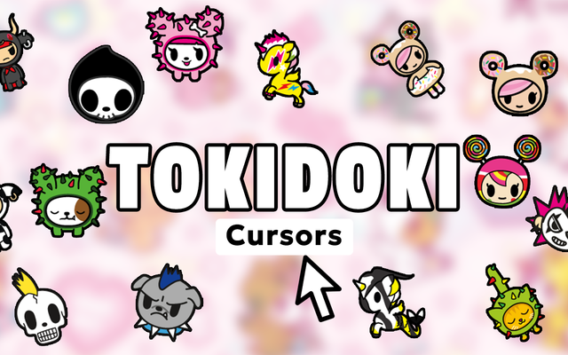 Tokidoki Cursor - مؤشر الأحرف المصمم لمتصفح Chrome