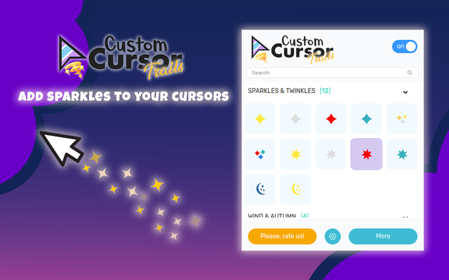 Rutas de cursor personalizadas