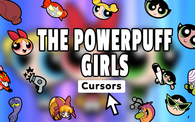 Kursor Powerpuff Girls - Kursor Kartun Pahlawan Super untuk Chrome