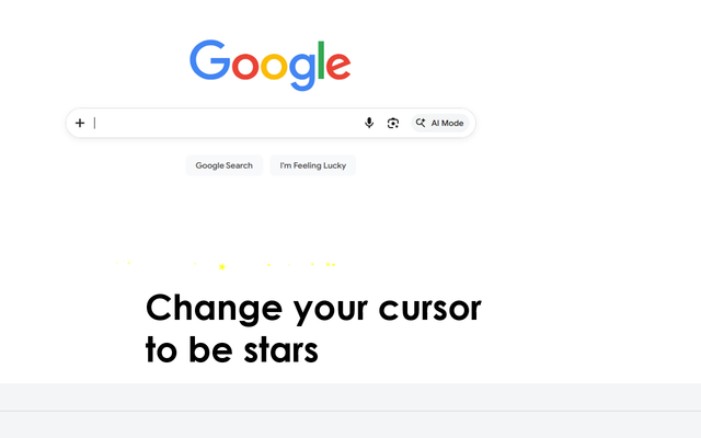 Cursor Trail Stars