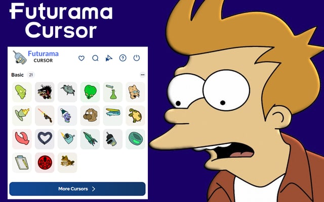 Futurama Cursor - Chrome 自定义卡通光标