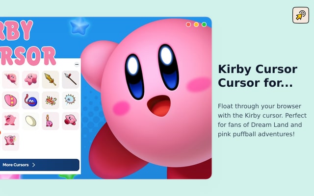 Kirby Cursor Cursor para Chrome