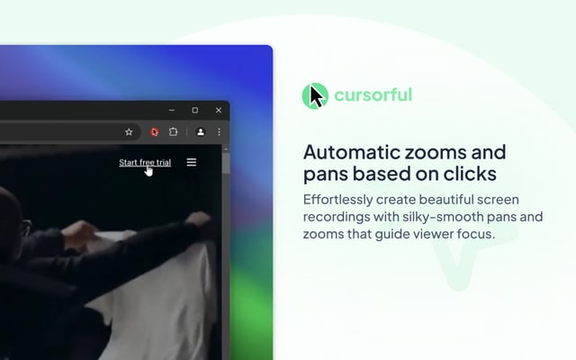 Cursorful - Grabador de pantalla con zoom automático