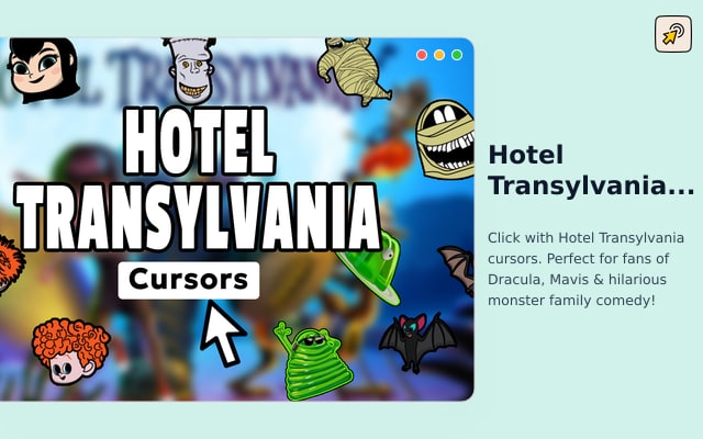 Hotel Transylvania Cursor - Custom Monster Movie Cursor for Chrome