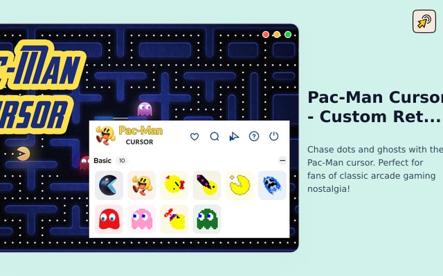 Kursor Pac-Man - Kursor Retro Khusus untuk Chrome