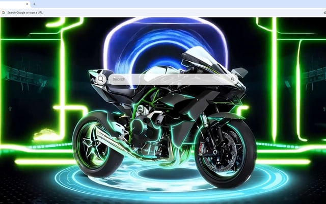 Wallpaper Animasi Kawasaki H2R