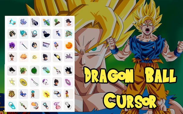 Dragon Ball Cursor - Cursor de anime personalizado para Chrome