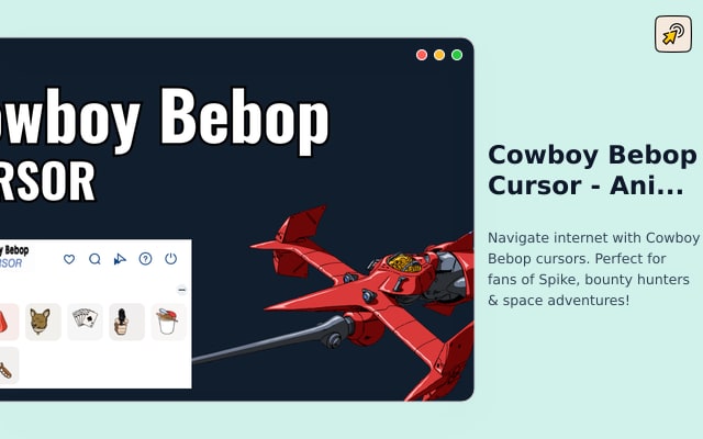 Cowboy Bebop Cursor - Anime Cursor for Chrome