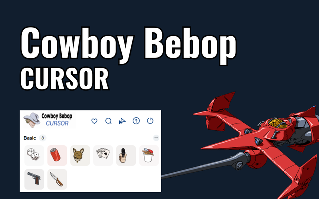 Cowboy Bebop Cursor - Anime Cursor für Chrome