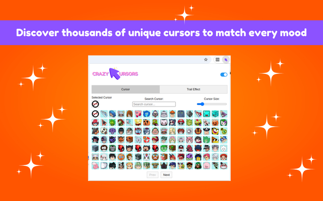 Custom Cursor Trails by Crazy Cursors