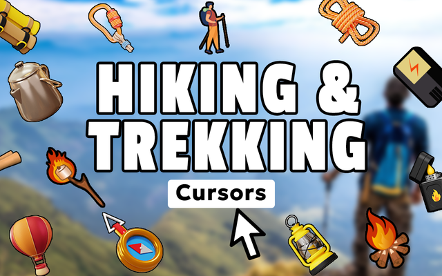 Cursor de senderismo y trekking - Cursor de aventura para Chrome