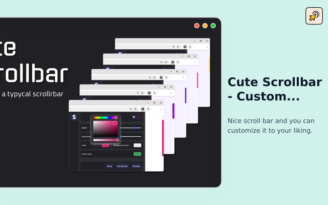 Cute Scrollbar - Benutzerdefinierte Bildlaufleiste